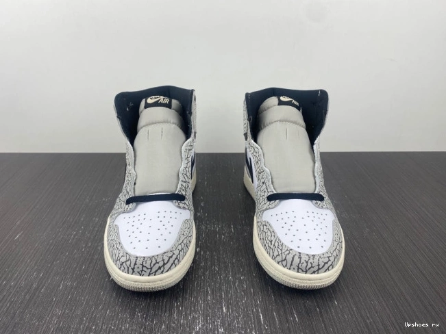DZ5485-052 High Retro Cement 1 OG Jordan White 0506